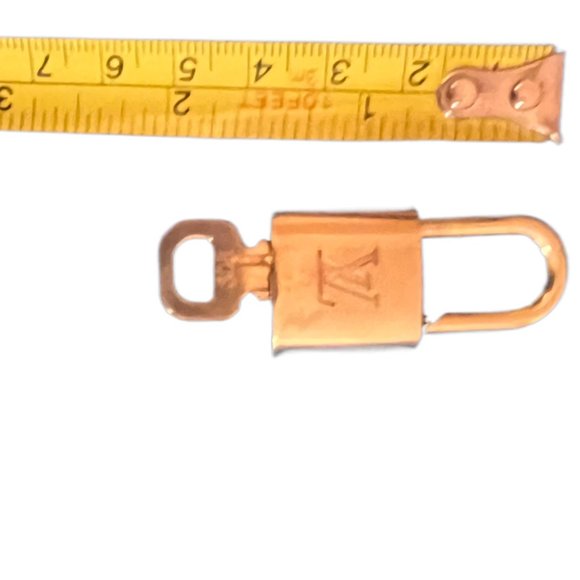 Small Brass Louis Vuitton Lock and Key Set. - Picture 8 of 10